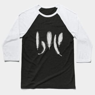 Cute bird feathers Baseball T-Shirt